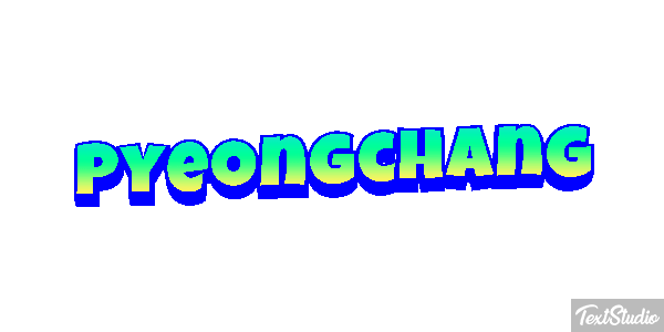 Pyeongchang Effetto testo