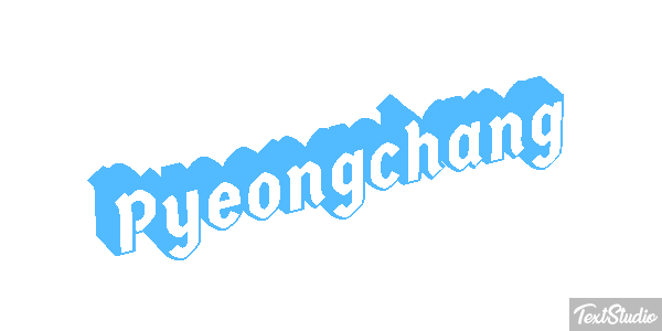 Pyeongchang Effetto testo
