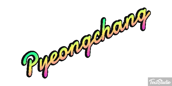 Pyeongchang Effetto testo
