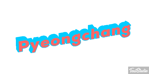 Pyeongchang Effetto testo