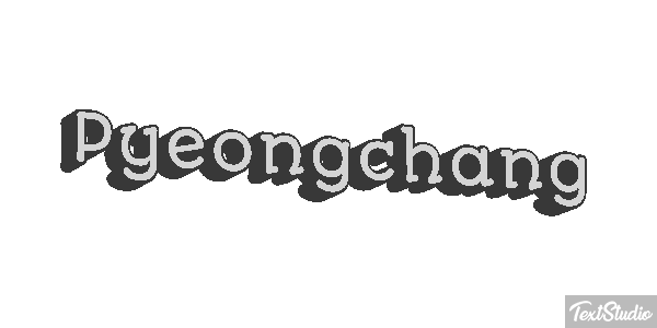Pyeongchang Effetto testo