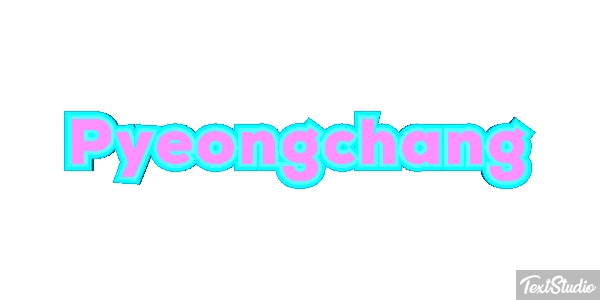 Pyeongchang Effetto testo