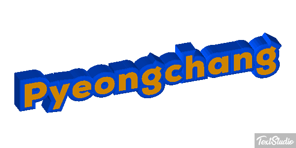 Pyeongchang Effetto testo