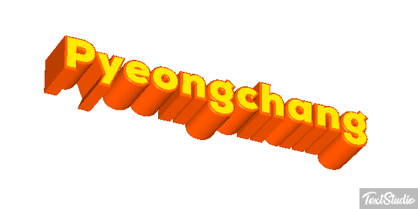 Pyeongchang Effetto testo