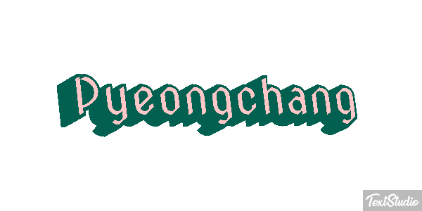 Pyeongchang Effetto testo