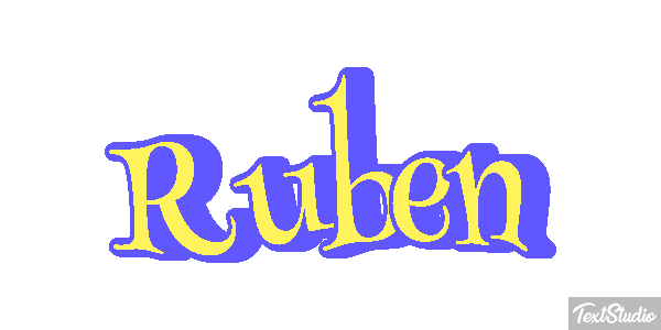 Ruben Efecto de texto