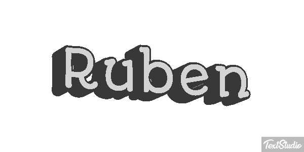 Ruben Efecto de texto