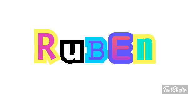 Ruben Efecto de texto