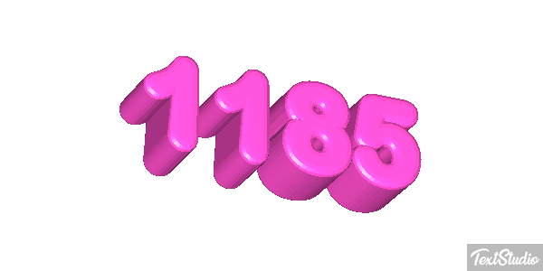 1185 Text effect