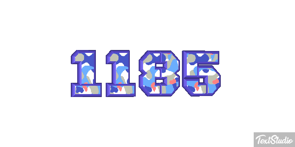 1185 Text effect