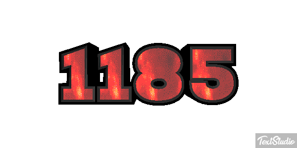 1185 Text effect