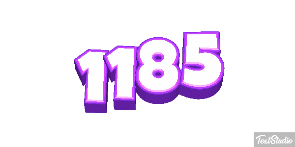 1185 Text effect