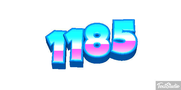 1185 Text effect