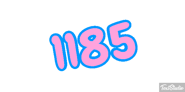 1185 Text effect