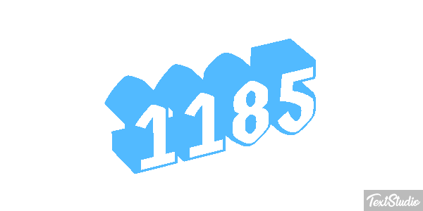 1185 Text effect