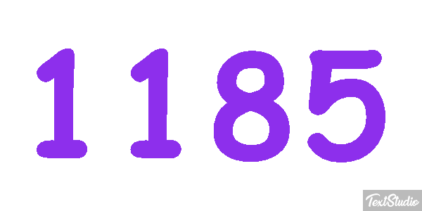 1185 Text effect