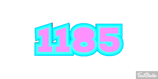 1185 Text effect
