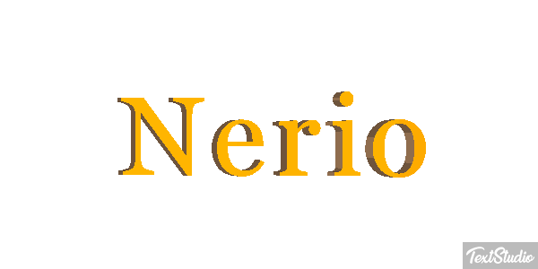 Nerio Text effect