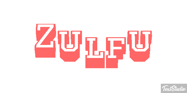 Zülfü Efecto de texto