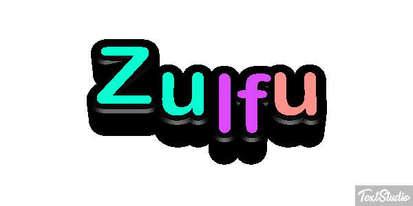 Zülfü Efecto de texto