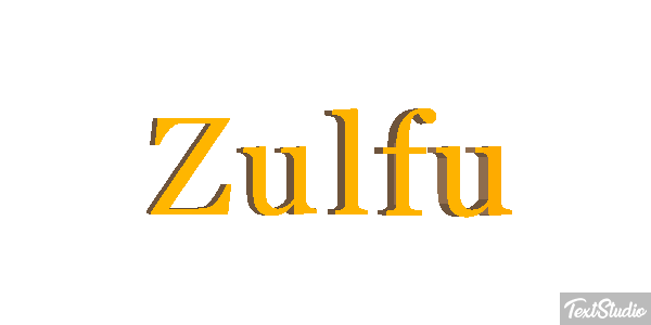 Zülfü Efecto de texto