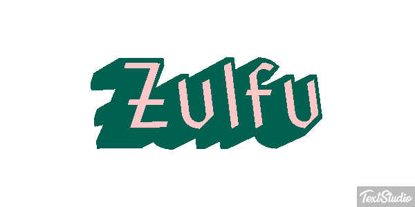 Zülfü Efecto de texto