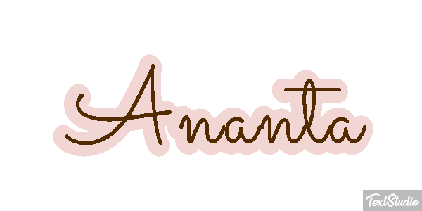 Ananta Text effect