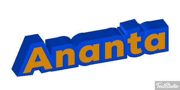 Ananta Text effect