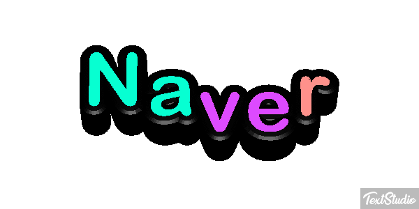 Naver Text effect