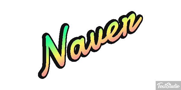 Naver Text effect
