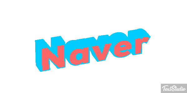 Naver Text effect