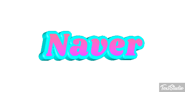 Naver Text effect
