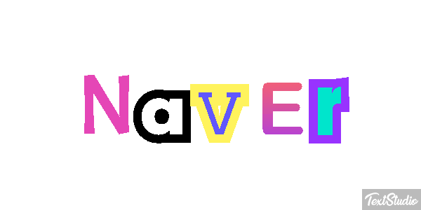 Naver Text effect