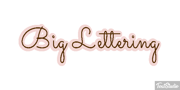 Big Lettering Effetto testo