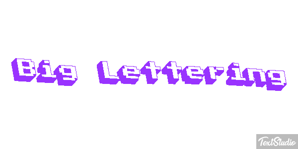 Big Lettering Effetto testo
