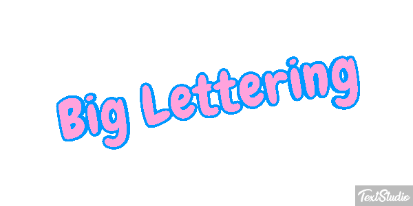 Big Lettering Effetto testo