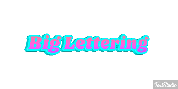 Big Lettering Effetto testo