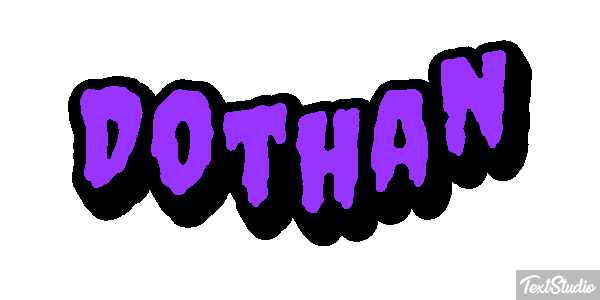 Dothan Tekst effect