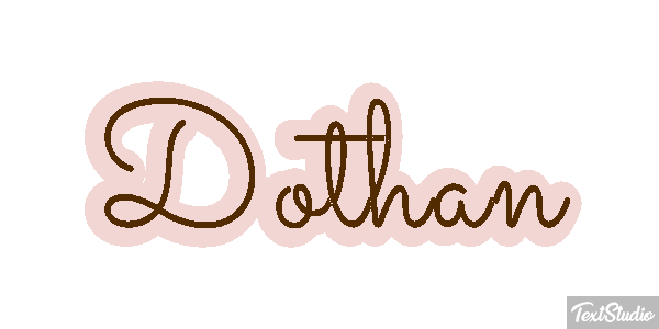 Dothan Tekst effect
