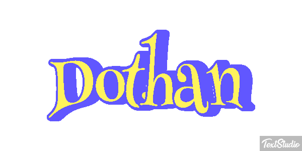 Dothan Tekst effect