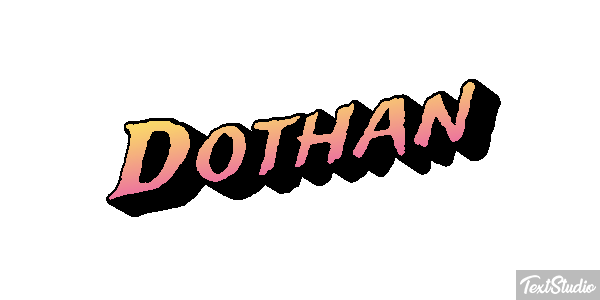 Dothan Tekst effect
