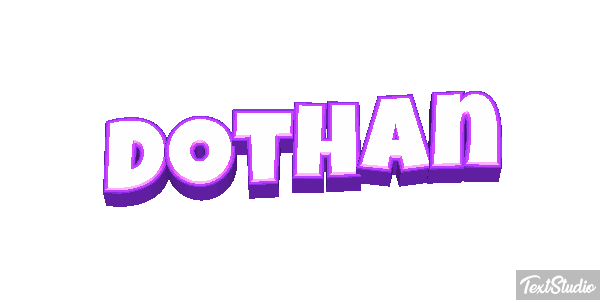 Dothan Tekst effect