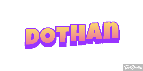 Dothan Tekst effect