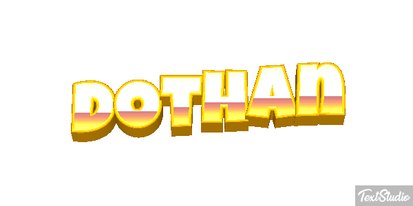 Dothan Tekst effect