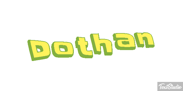 Dothan Tekst effect