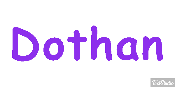 Dothan Tekst effect