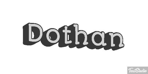 Dothan Tekst effect