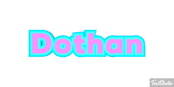 Dothan Tekst effect