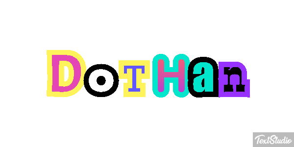 Dothan Tekst effect