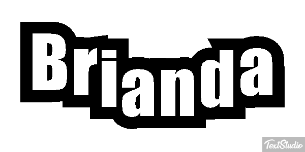 Brianda Text effect